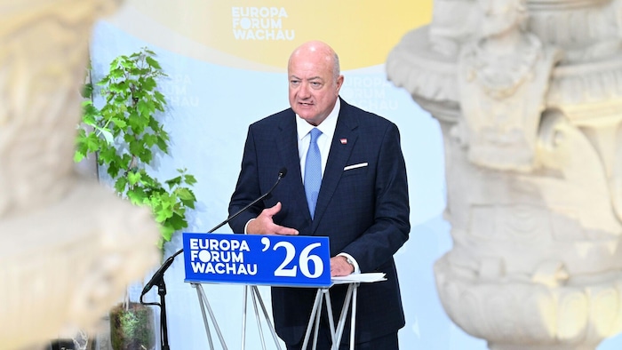 Beim Europa-Forum in der Wachau ließ Bundeskanzler Stocker mit Andeutungen rund um die ...
