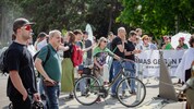 Teilnehmer der Klimademo