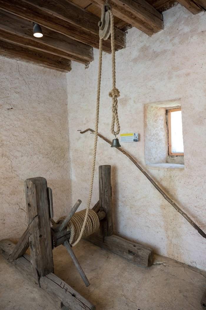 Im Ausstellungsraum am renovierten Wehrgang ist nie auf die Türken geschossen worden.