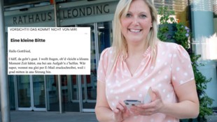 Bürgermeisterin Sabine Naderer-Jelinek warnt vor gefälschten E-Mails in ihrem Namen.