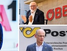 Die CEOs (v.l.n.r.) Alejandro Plater (A1 Group), Andreas Matthä (ÖBB-Holding AG) und Walter ...