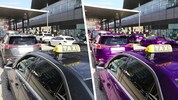 Für einheitlich violette Taxis wird es weiterhin die Vorstellungskraft der „Krone“-Grafik ...