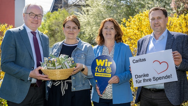 Landesvize Stephan Pernkopf, Mutter-Kind- Haus-Leiterin Zlata Uzunic- Erasimus, Christa ...