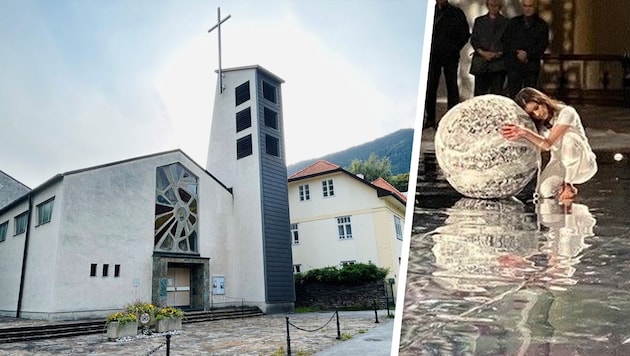Mit Philipp Hochmairs „Jedermann“ wird die ehemalige Kirche in Hirschwang an der Rax neu ...