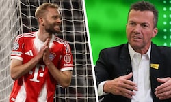 DFB-Rekordnationalspieler Lothar Matthäus (rechts) spricht sich für einen neuen Bayern-Vertrag ...
