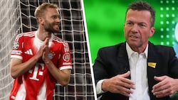 DFB-Rekordnationalspieler Lothar Matthäus (rechts) spricht sich für einen neuen Bayern-Vertrag ...