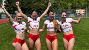 Jubel bei Österreichs schnellen Frauen!
