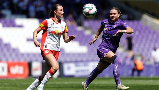 Im Spiel gegen Salzburg wollten den Austria-Frauen keinen Treffer gelingen.