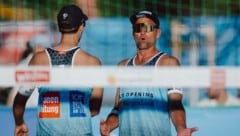 Pascariuc (li.) und Horst scheiterten im Viertelfinale von Nuvali.