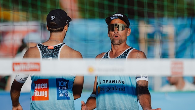 Pascariuc (li.) und Horst scheiterten im Viertelfinale von Nuvali.