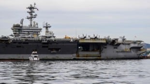 Der Flugzeugträger USS Nimitz in Brasilien – danach begab er sich in Richtung Karibik.