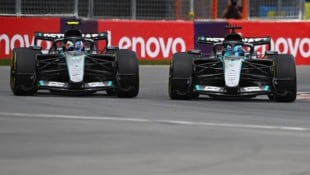 Andrea Kimi Antonelli und George Russell haben sich ein hartes Duell auf der Strecke geliefert. 