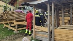 Die Freiwillige Feuerwehr Koglhof war mit drei Fahrzeugen und 20 Kräften im Einsatz.
