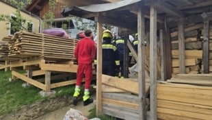 Die Freiwillige Feuerwehr Koglhof war mit drei Fahrzeugen und 20 Kräften im Einsatz.