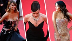 Penélope Cruz, Sofia Carson und Eva Longoria sorgten beim Finale der Filmfestspiele von Cannes ...