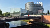 Einmal pro Monat tagt das EU-Parlament im französischen Straßburg.