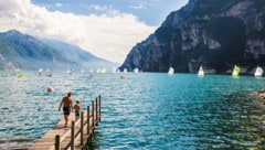 Der Gardasee ist der größte See Italiens, benannt nach der Gemeinde Garda am Ostufer.