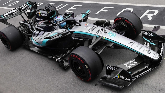 Strong performance by Mercedes driver George Russell in qualifying for the Canadian Grand Prix