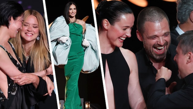 Die Abschlussgala der Filmfestspiele von Cannes: Von Emotionen überwältigte Jungstars, ...