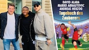 Mit dem „Tagebuch des Zauberers“ wollen Alaba, Arnautovic und Herzog Kinder motivieren und ...