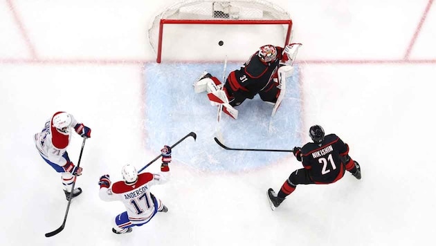 In der Halbfinal-Serie zwischen den Hurricanes und den Canadiens steht‘s 1:1.