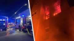 Insgesamt 75 Einsatzkräfte standen in der Schlachthausgasse im Einsatz.
