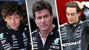 Toto Wolff (Mitte) muss jetzt das nötige Fingerspitzengefühl unter Beweis stellen. 