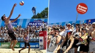 Viele Zuschauer fieberten mit den den Beach-Stars. 