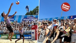 Viele Zuschauer fieberten mit den den Beach-Stars. 