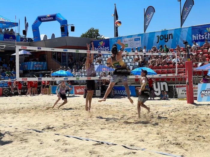 Die Beachvolleyballer gaben ihr bestes.