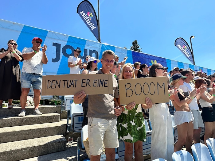 Viele Fans animierten die Sportler.
