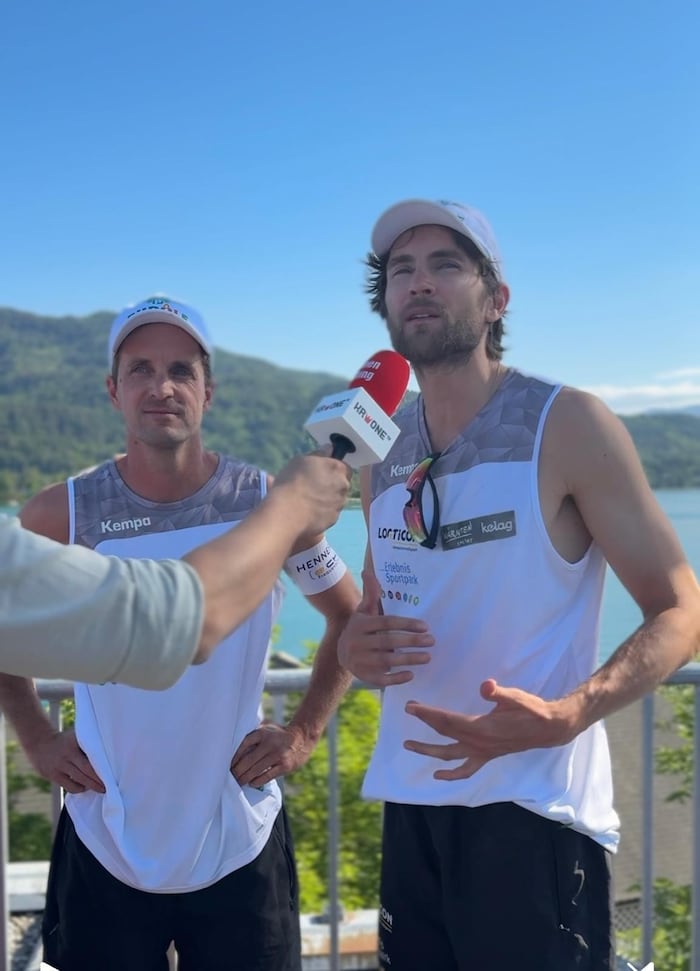 Die beiden Beachvolleyballer Xandi Huber und Robin Seidl im Krone-Interview.