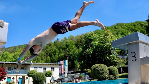 Badewetter im Freibad in Weiz (Archivbild)