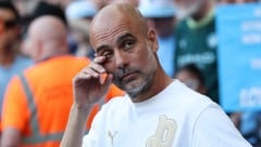 ManCity-Trainer Pep Guardiola war im letzten Spiel emotional.