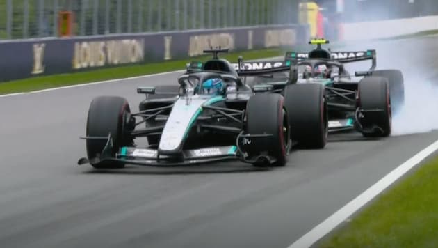 George Russell und Kimi Antonelli gerieten im Kanada GP erneut aneinander.