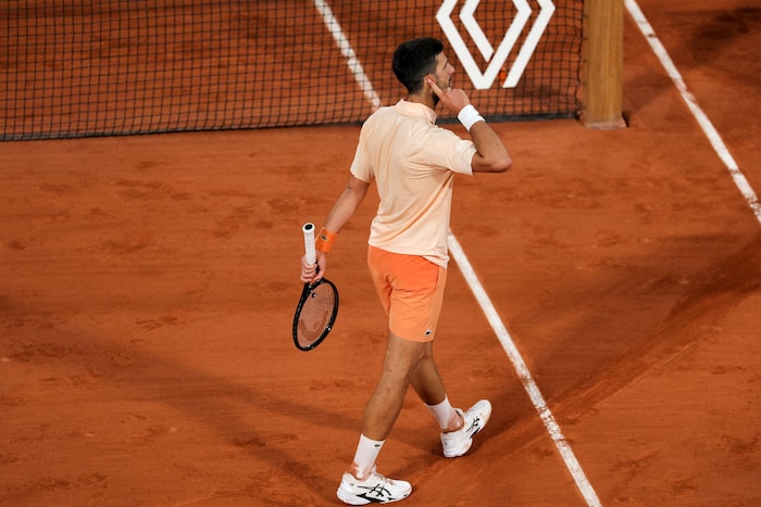 Nach dem zweiten Satz wollte Djokovic den Jubel der Fans – und bekam ihn.