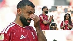 Mohamed Salah zeigte sich bei seinem Abschied von Liverpool sehr emotional.