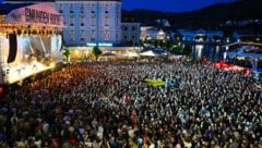 Bei Prachtwetter war der Gmundner Rathausplatz von Donnerstag bis Sonntag eine große  ...