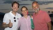 Beste Stimmung beim Event: „hitschies“-CEO Philip Hitschler mit Julia Hitschler und Thomas ...
