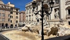Der Trevi-Brunnen bleibt am Feiertag trocken – Eintritt soll man dennoch zahlen. 