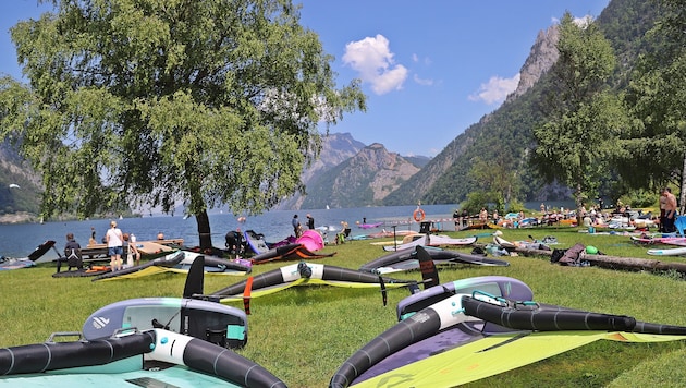 Am Badeplatz in Ebensee flogen die Fäuste.