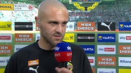 Rapid-Profi Lukas Grgic stand im Sky-Interview Rede und Antwort.