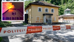 Nach dem Brand im Jänner 2024 flattert jetzt wieder ein polizeiliches Absperrband vor dem ...