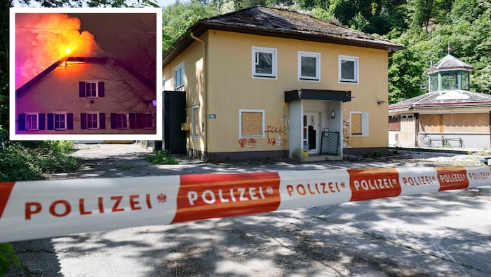 Nach dem Brand im Jänner 2024 flattert jetzt wieder ein polizeiliches Absperrband vor dem ...