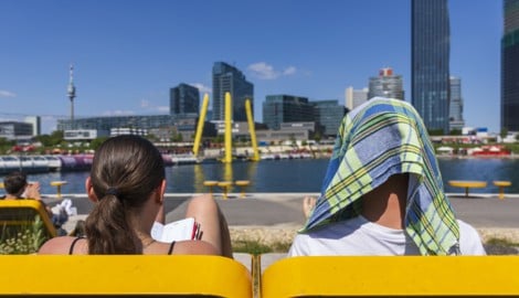 Abkühlung war in den vergangenen Tagen hierzulande gerne gesehen – hier in Wien flüchteten sich ...