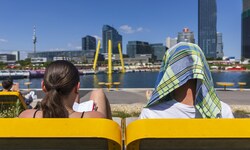Abkühlung war in den vergangenen Tagen hierzulande gerne gesehen – hier in Wien flüchteten sich ...