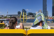 Abkühlung war in den vergangenen Tagen hierzulande gerne gesehen – hier in Wien flüchteten sich ...
