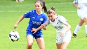 Aila Kovacevic (re.) und Kraig fixierten trotz einer 0:3-Pleite den Klassenerhalt.