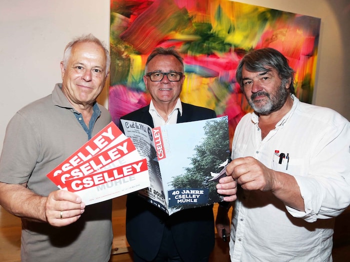 Sepp Laubner und Robert Schneider waren das Herz und die Seele der Mühle – im Bild mit ...