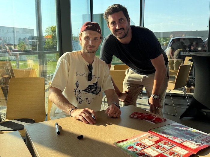 Tillmitsch-Präsident Willi Zirngast (re.) durfte beim Finale im Steirer Cup auch ÖFB-Teamkicker ...